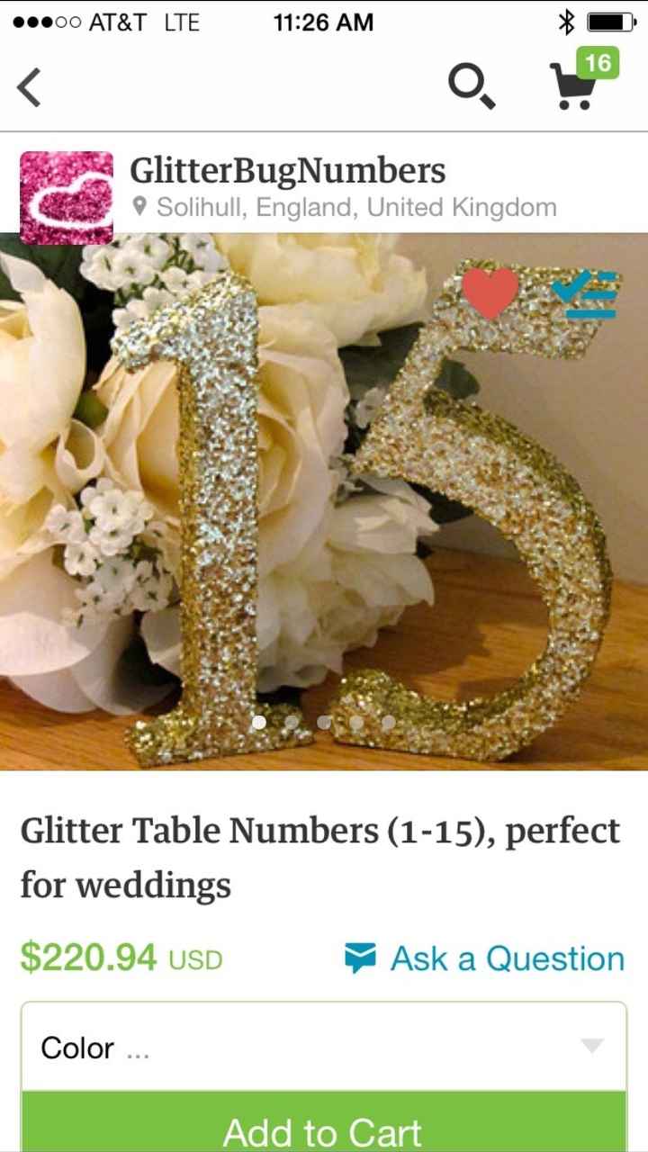 show me your table numbers