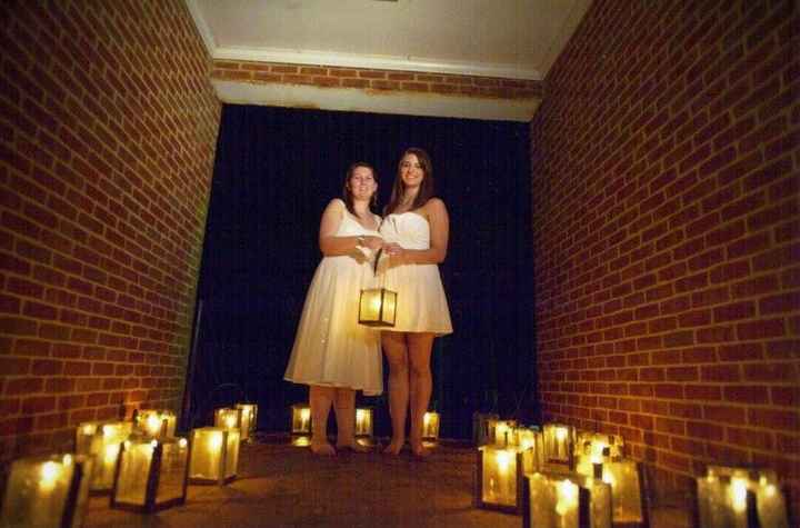 Lanterns instead of Bouquets