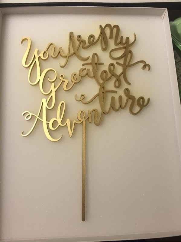 Better Off Wed cake toppers