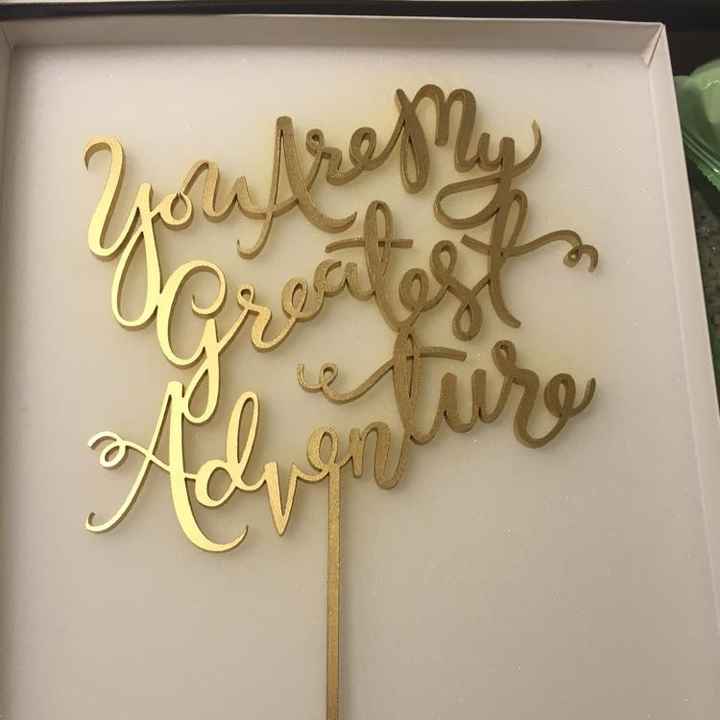 Share your cake topper