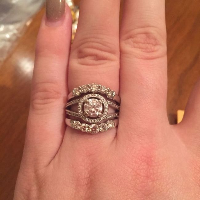 Engagement ring/wedding ring