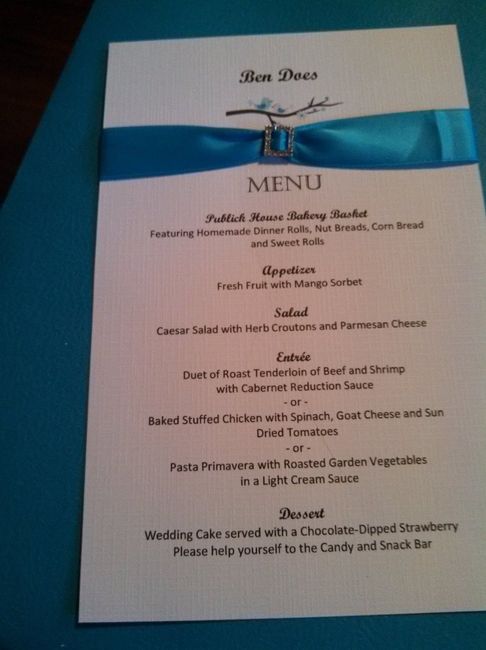 Menu Cards?