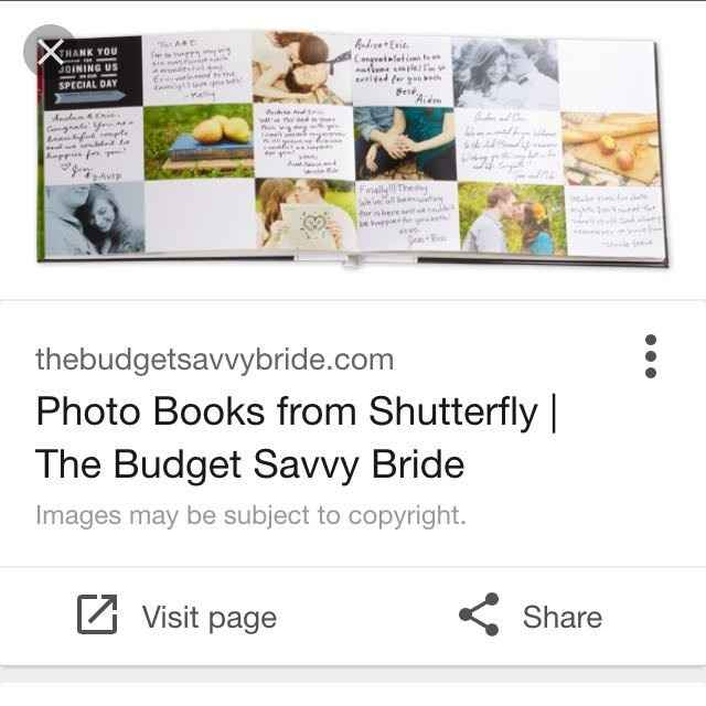 Share your guest books and gift ideas for bridal party/parents please!