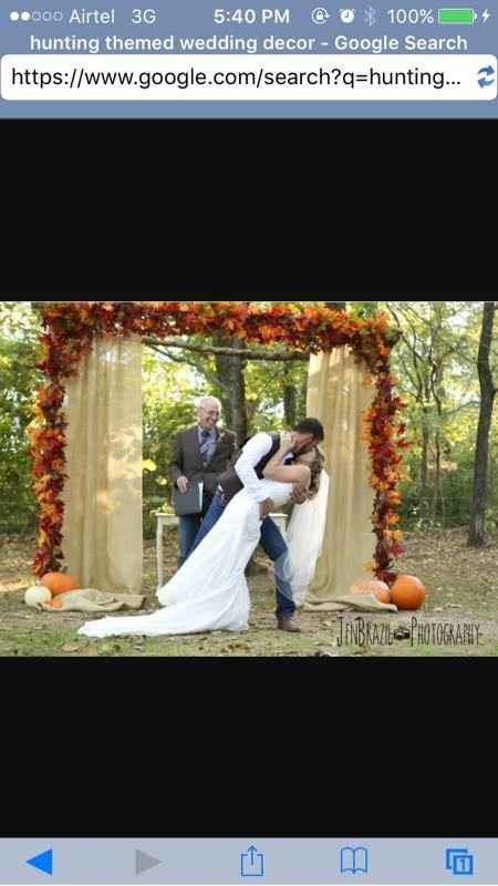 Need ideas for fall wedding decor