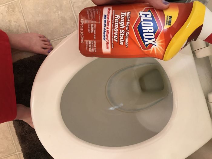 TMI: iron water ruining my toilet