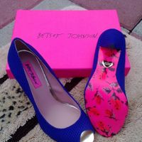 So I found my blue wedding shoes..