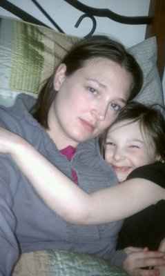 stuck in bed