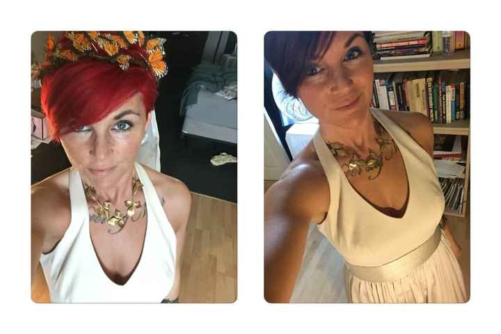 Any brides have an unnatural shade hair color and are you keeping it or changing it for the wedding?