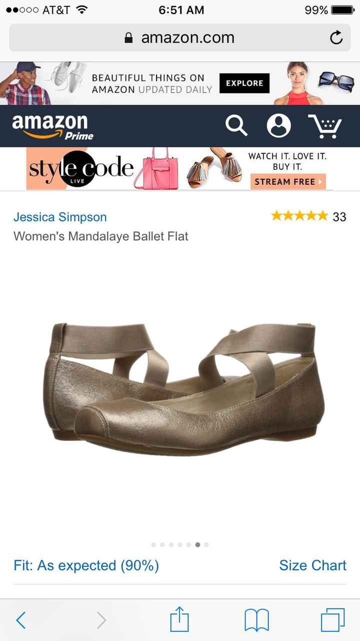 Flats for wedding shoes?