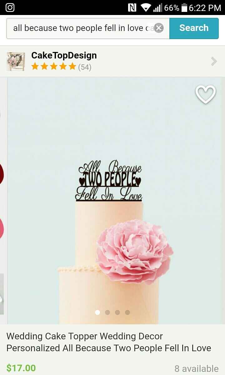 Wedding cake toppers
