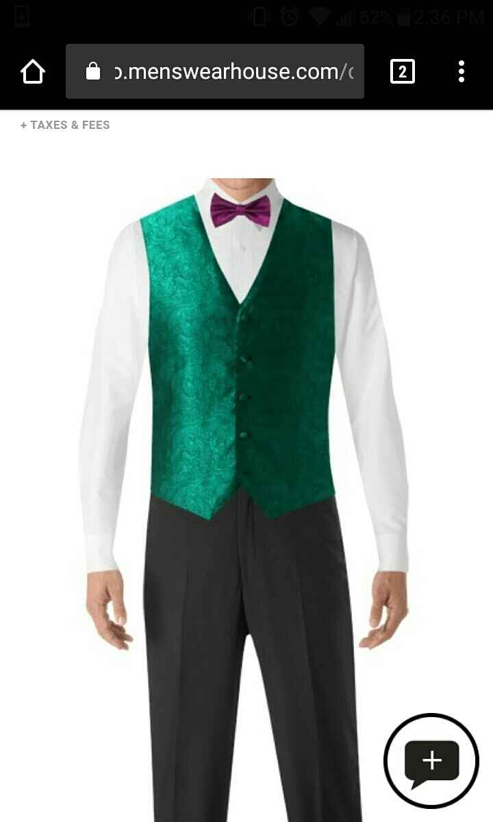 What are your grooms and groomsmen wearing on your big day?