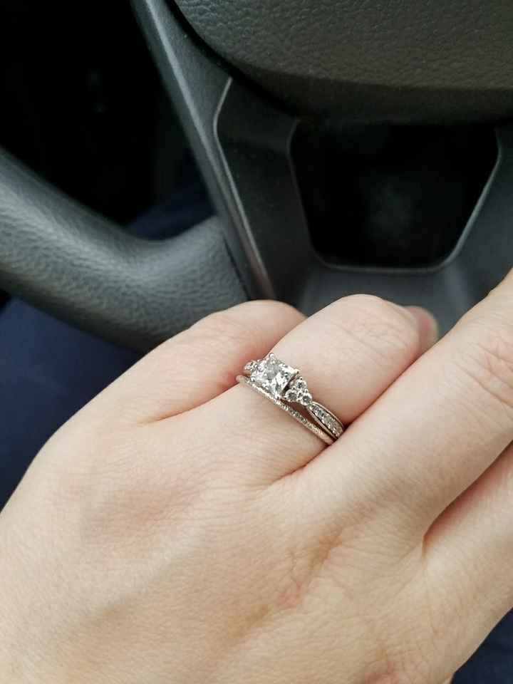 Still getting use to a ring on my finger!