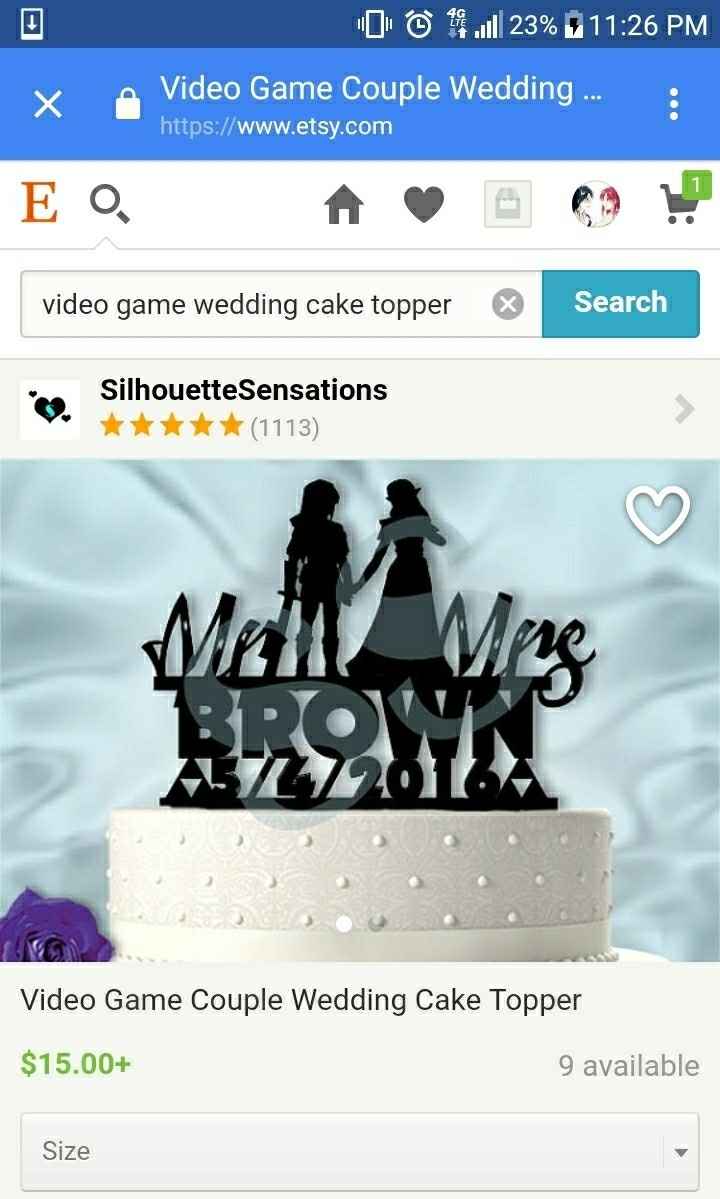 Show me your wedding cake toppers!