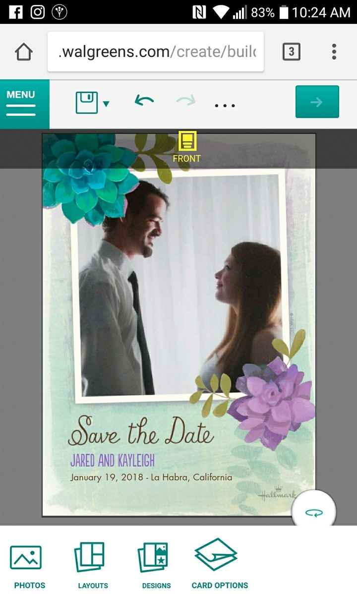 Which Save the date?