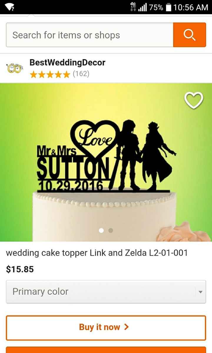 Let's see those cake toppers!