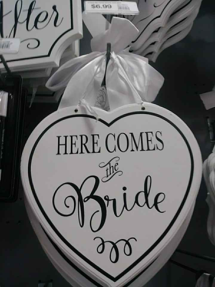 Wedding sign decor