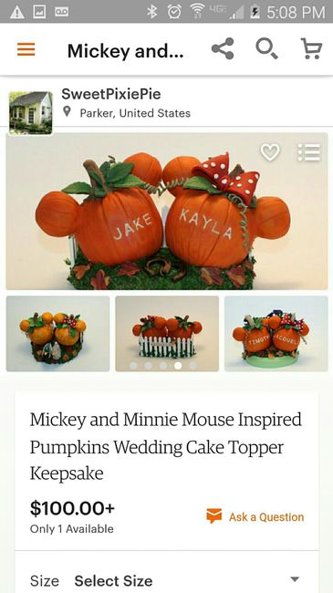 Cake topper