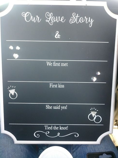 Wedding sign decor