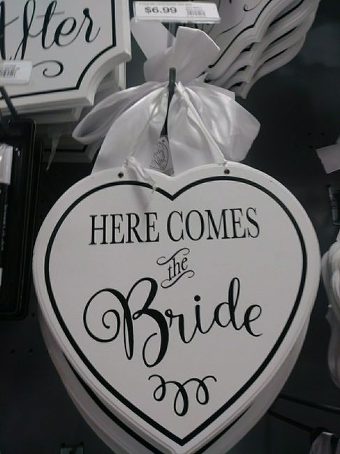 Wedding sign decor