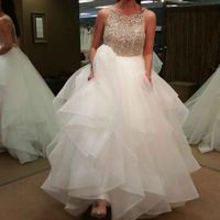 1st dress fitting (Hayley Paige/Dori dress) & didn't have a meltdown