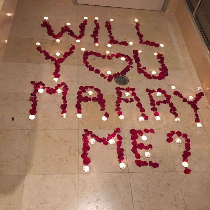 How did (he/she) propose?