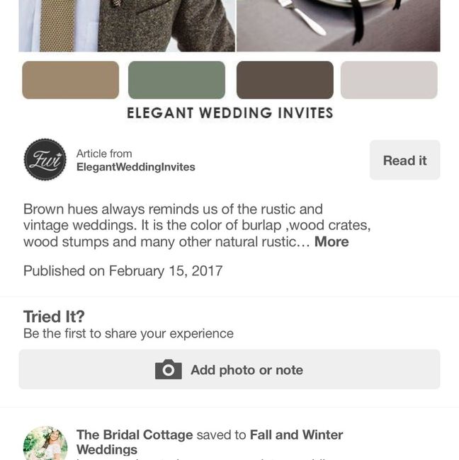 Tell me your wedding colors!