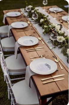 Long table centerpiece items 1