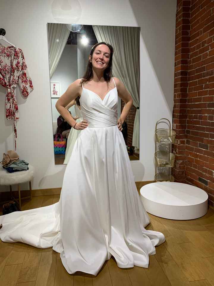Did you end up with a complete different dress than planned? - 1
