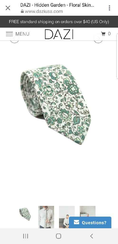 What color should the groomsmen wear? - 1