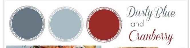 Wedding colors? I'll tell mine if you tell yours.