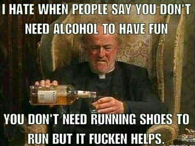 That moment when... there will be no booze