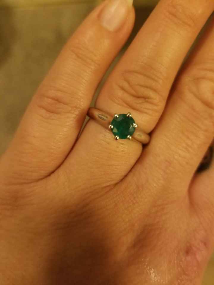 Diamond-free engagement ring - 1