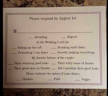 RSVP Cards. Share yours!