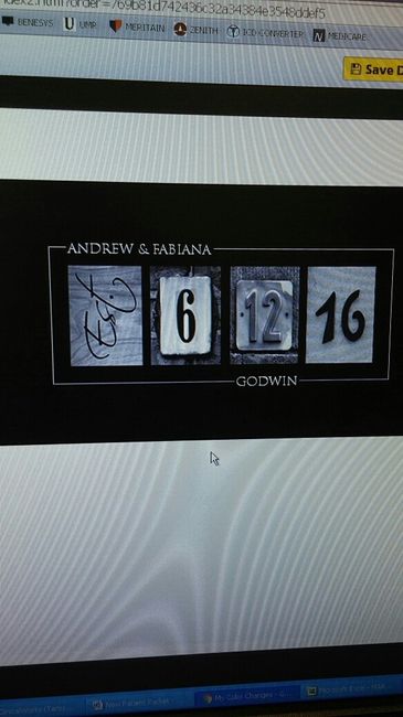 Ordered my guest book alternative!!