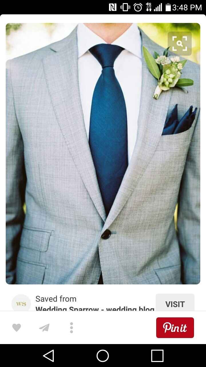Show me your groom's attire!