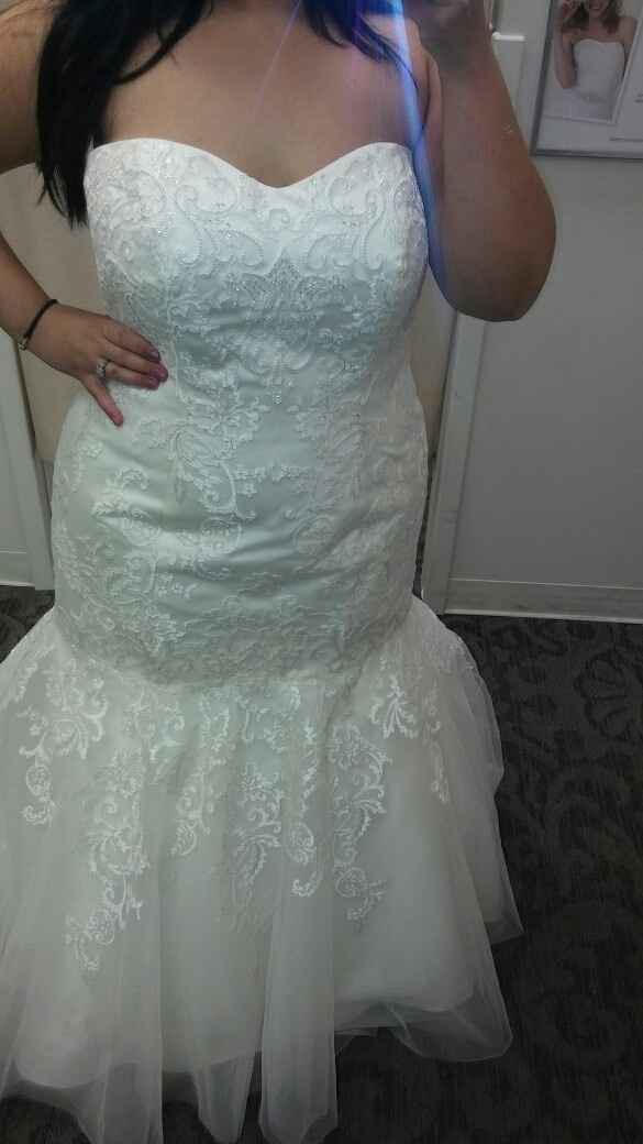 Picked up dress from alterations!!!