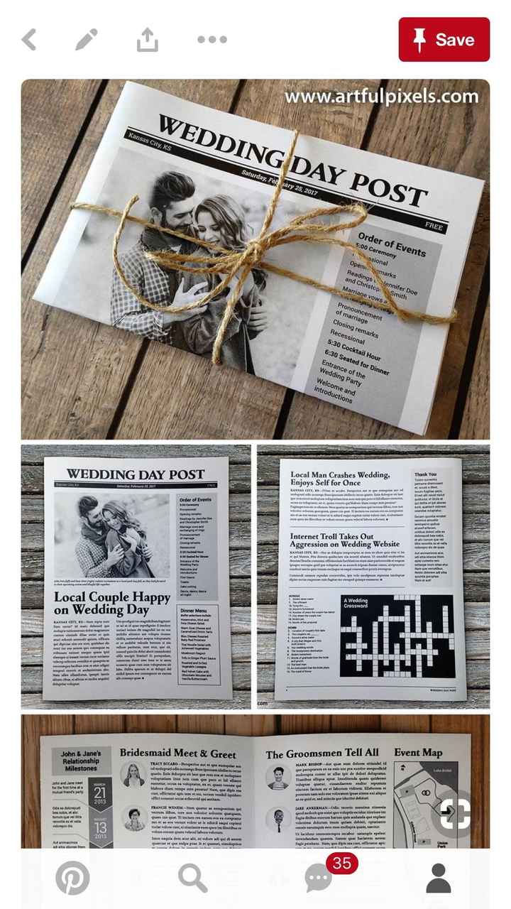 I'll show you mine if you show me yours...invitations, I mean.