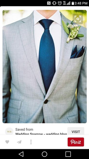 Show me your groom's attire!