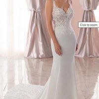 Bodice lace is delicate