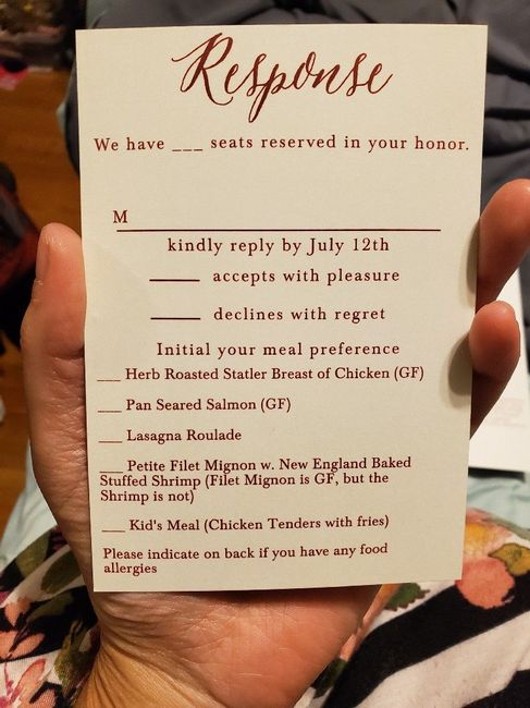 Invitations/rsvp cards - 3