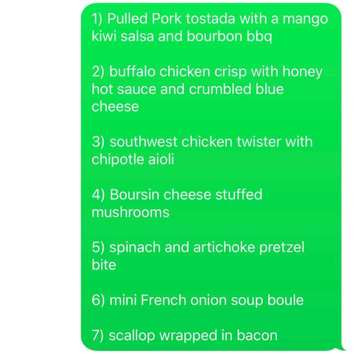 Picked our appetizers today! - 1
