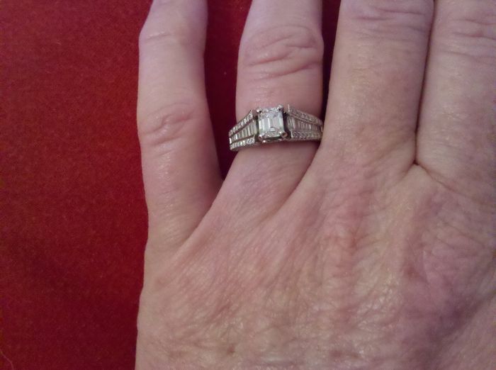 We haven't seen any BLING in a while!  Show off your rings!