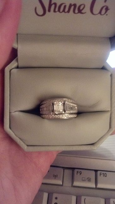 Got my rings back- soldered- pic :)
