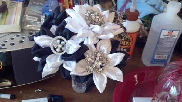 Fabric Bouquet Mock Up  **PICS**