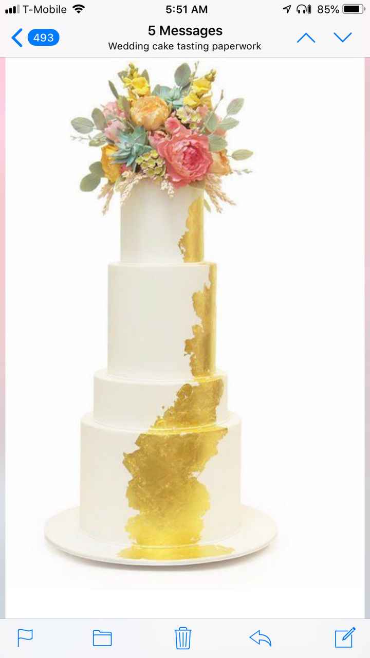 Cake pricing and size. - 1