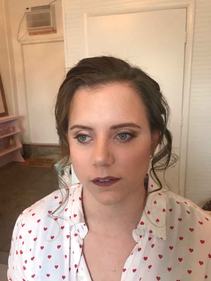 Hair and makeup trial - 3