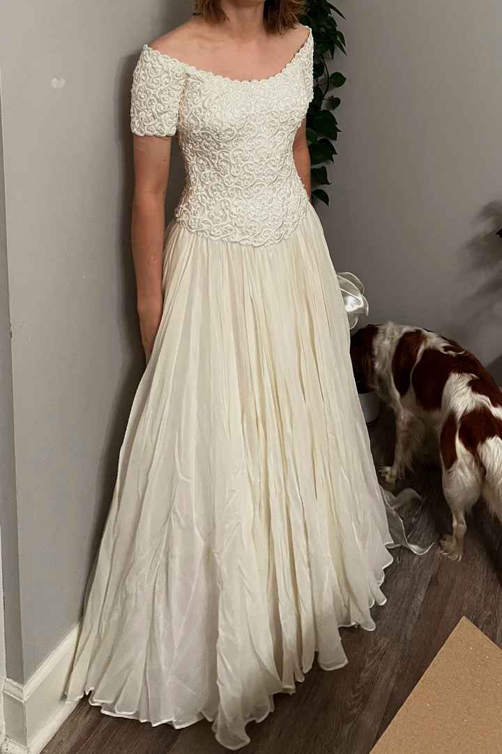 My Mother's Dress - i love it and it fits so well but is it too 90's? - 2