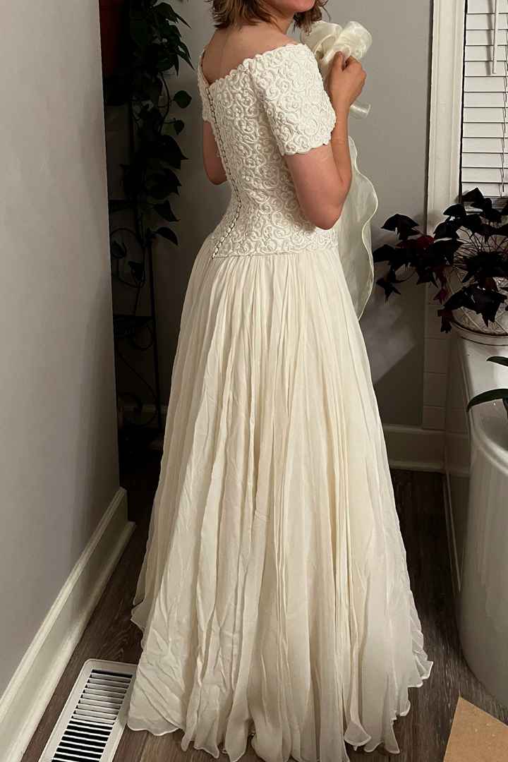 My Mother's Dress - i love it and it fits so well but is it too 90's? - 3