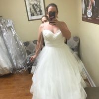 Short Brides with Ball Gown Gown Silhouette - 1