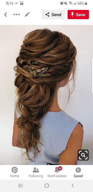 Wedding Day Hair: half up or full up-do? 5